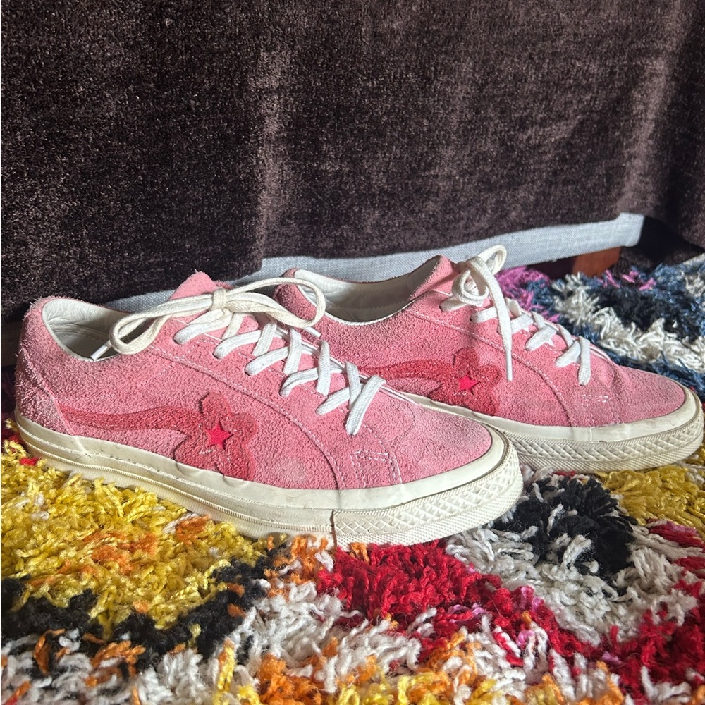 Golf Le Fleur Women's Pink Suede Sneakers